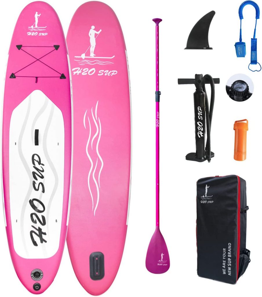 acheter sup gonflable h2osup rose